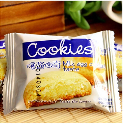 友享爆醬曲奇牛奶蛋羹味 三月爆品，獨立包裝，美味與便捷的融合
